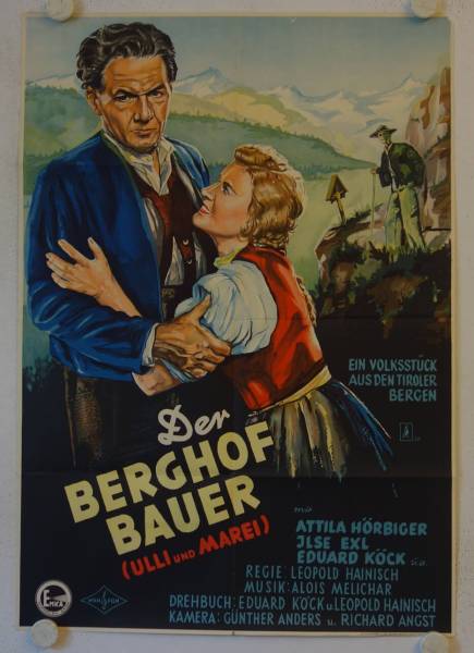 Der Berghofbauer original release german movie poster